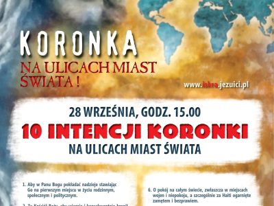 Wspólna modlitwa Koronką do Bożego Miłosierdzia na ulicach naszego miasta